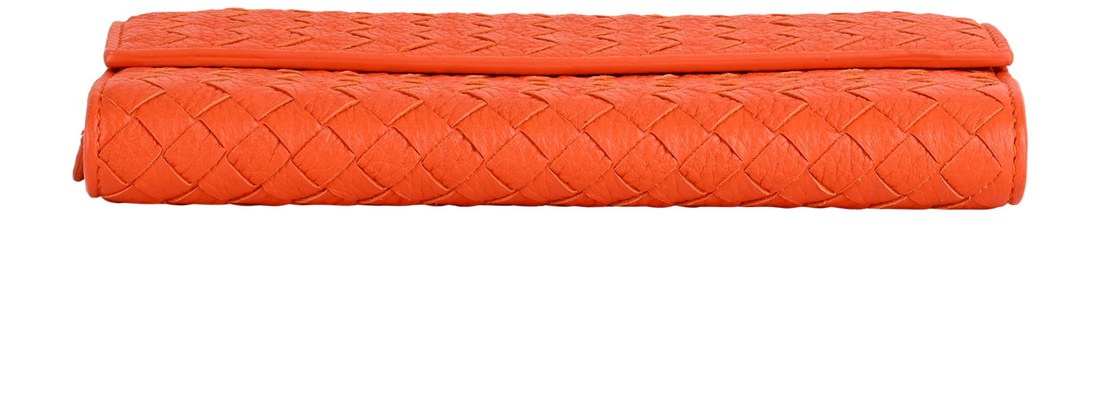 Bottega Veneta Continental Wallet, &pound;230, Accessories, Orange, Leather, Top view